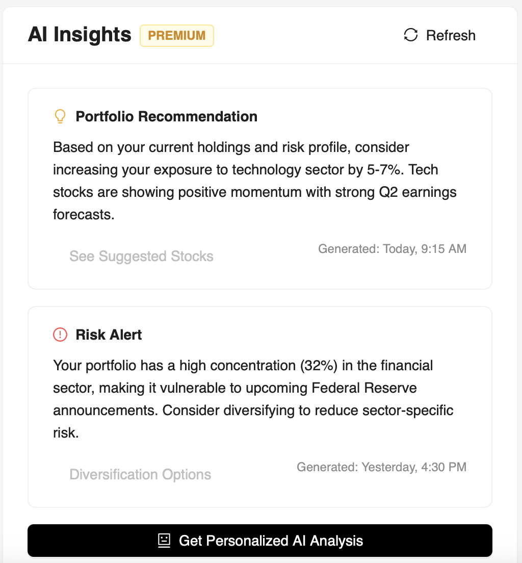 FinRiskAI app screenshot 1